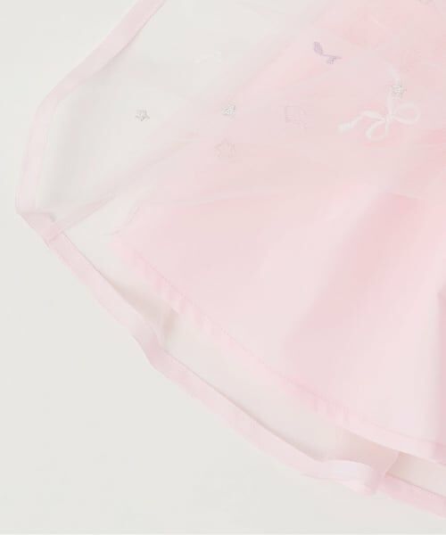 mezzo piano / メゾピアノ ミニ・ひざ丈スカート | 音符刺しゅう　チュールスカート | 詳細5