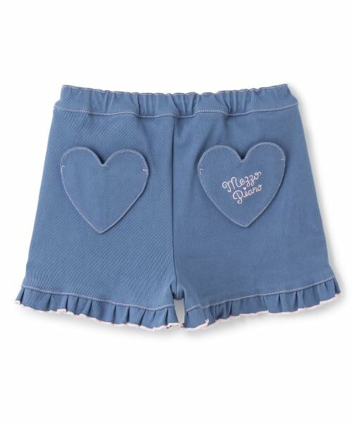 mezzo piano / メゾピアノ ショート・ハーフ・半端丈パンツ | うさぎ刺しゅう　ショートパンツ | 詳細1