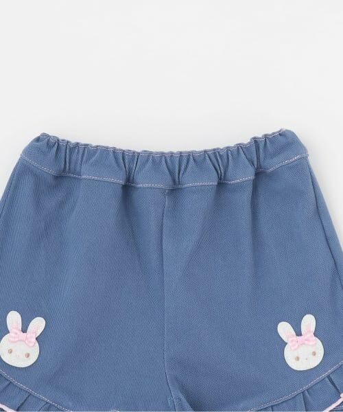 mezzo piano / メゾピアノ ショート・ハーフ・半端丈パンツ | うさぎ刺しゅう　ショートパンツ | 詳細2