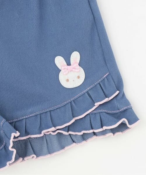 mezzo piano / メゾピアノ ショート・ハーフ・半端丈パンツ | うさぎ刺しゅう　ショートパンツ | 詳細6