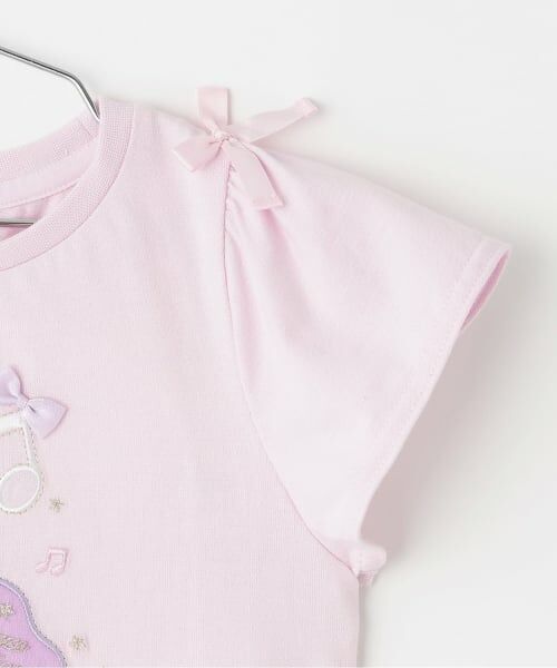 mezzo piano / メゾピアノ Tシャツ | 音符刺繍　半袖Tシャツ | 詳細3