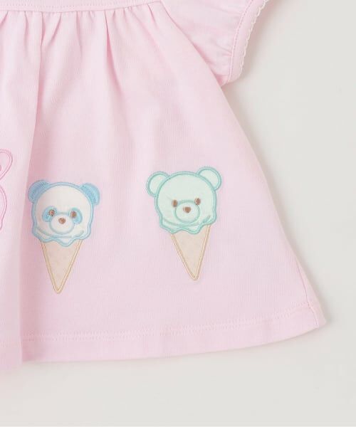 mezzo piano / メゾピアノ Tシャツ | アニマルジェラート　半袖Tシャツ | 詳細5