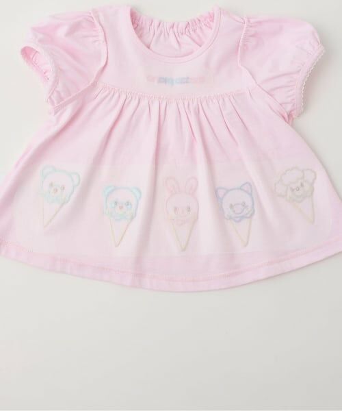 mezzo piano / メゾピアノ Tシャツ | アニマルジェラート　半袖Tシャツ | 詳細7