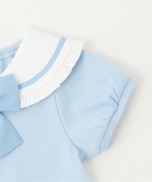 mezzo piano / メゾピアノ ミニ丈・ひざ丈ワンピース | 音符刺しゅう セーラー衿つき ワンピース | 詳細6