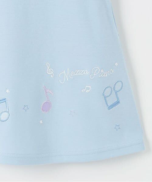 mezzo piano / メゾピアノ ミニ丈・ひざ丈ワンピース | 音符刺しゅう セーラー衿つき ワンピース | 詳細8