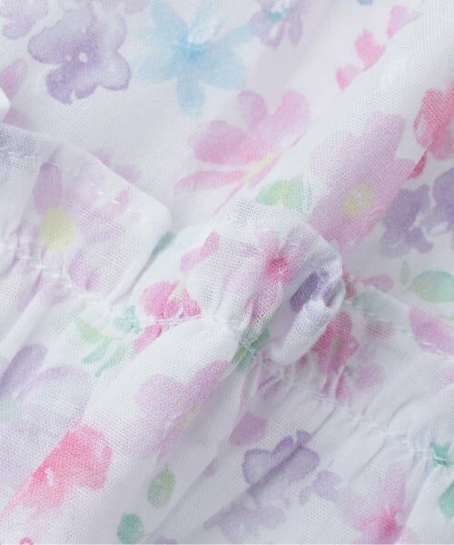 mezzo piano / メゾピアノ ベビー・キッズウエア | 水彩花柄ワンピース＆ブルマセット | 詳細10