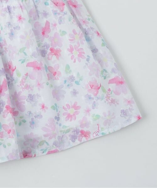 mezzo piano / メゾピアノ ベビー・キッズウエア | 水彩花柄ワンピース＆ブルマセット | 詳細6