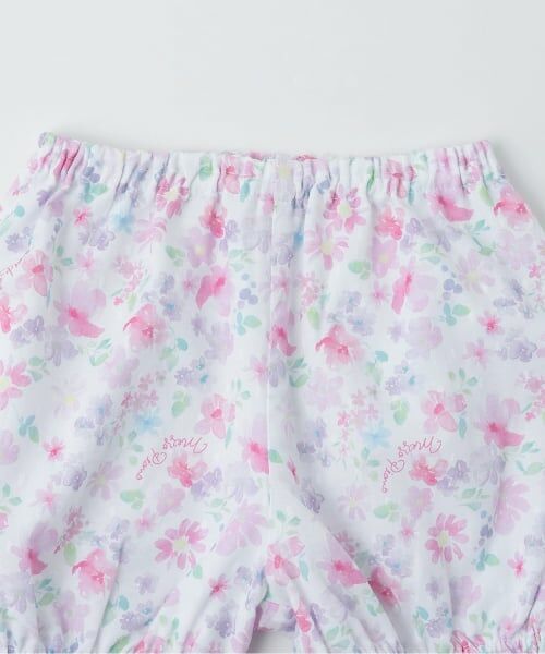 mezzo piano / メゾピアノ ベビー・キッズウエア | 水彩花柄ワンピース＆ブルマセット | 詳細8