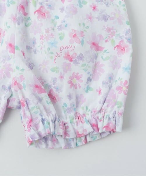mezzo piano / メゾピアノ ベビー・キッズウエア | 水彩花柄ワンピース＆ブルマセット | 詳細9