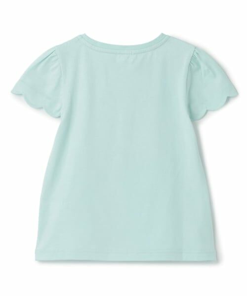 mezzo piano / メゾピアノ Tシャツ | 【人気商品再入荷】【直営店で取り扱い無し】シェルアップリケ パフスリーブTシャツ | 詳細1