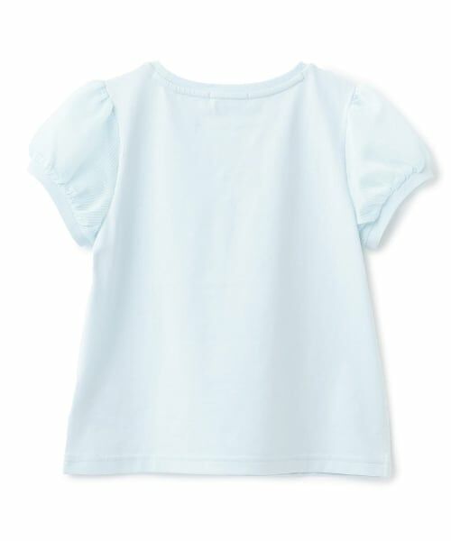 mezzo piano / メゾピアノ Tシャツ | 【人気商品再入荷】【直営店で取り扱い無し】ネックレス刺しゅう 半袖Tシャツ | 詳細1