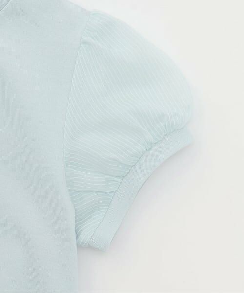 mezzo piano / メゾピアノ Tシャツ | 【人気商品再入荷】【直営店で取り扱い無し】ネックレス刺しゅう 半袖Tシャツ | 詳細5