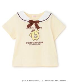 mezzo piano / メゾピアノ Tシャツ | 【ポムポムプリン】セーラー衿付　半袖Tシャツ