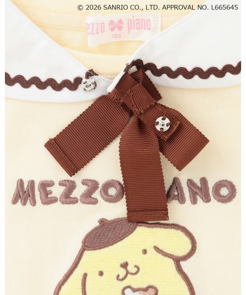 mezzo piano / メゾピアノ Tシャツ | 【ポムポムプリン】セーラー衿付　半袖Tシャツ | 詳細3