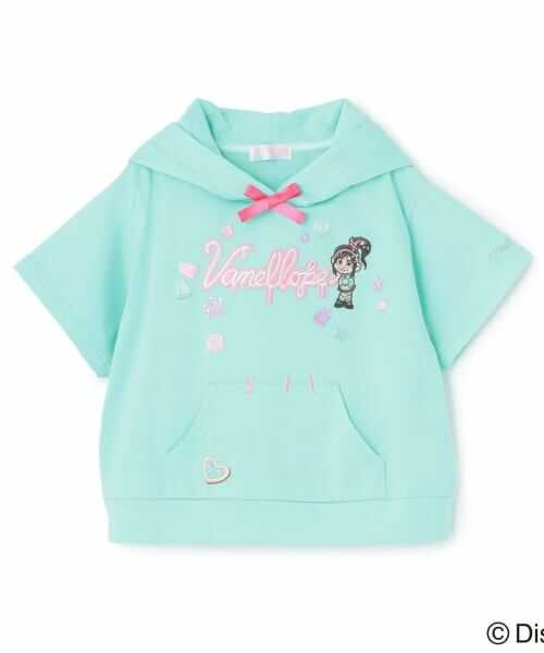 mezzo piano / メゾピアノ パーカー | 【シュガー・ラッシュ】フーディーTシャツ(ミント)