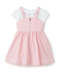 フロントZIPワンピース　＆半袖Tシャツセット
