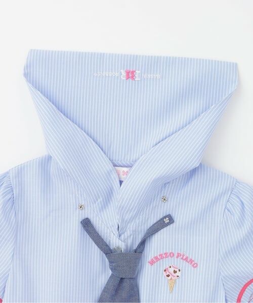 mezzo piano / メゾピアノ ミニ丈・ひざ丈ワンピース | 【サーティワン アイスクリーム】セーラーワンピース | 詳細8