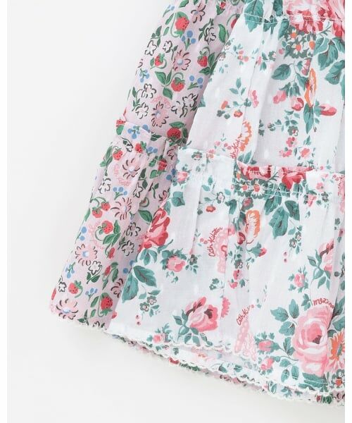 mezzo piano / メゾピアノ ミニ丈・ひざ丈ワンピース | 【Cath Kidston】ティアードワンピース | 詳細11