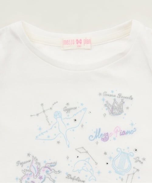 mezzo piano / メゾピアノ Tシャツ | 蓄光プリント 星座 半袖Tシャツ | 詳細2