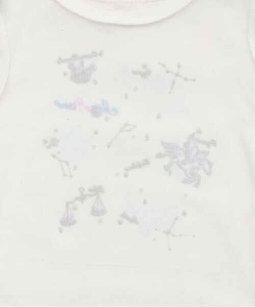 mezzo piano / メゾピアノ Tシャツ | 蓄光プリント 星座 半袖Tシャツ | 詳細3
