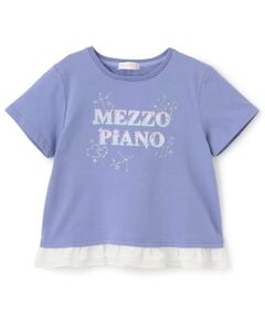 mezzo piano / メゾピアノ Tシャツ | キラキラ星座ロゴ　半袖Tシャツ