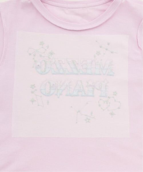 mezzo piano / メゾピアノ Tシャツ | キラキラ星座ロゴ 半袖Tシャツ【接触冷感】 | 詳細12