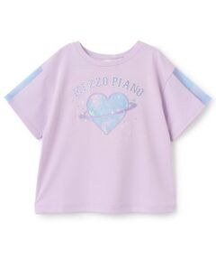 mezzo piano / メゾピアノ Tシャツ | 蓄光シャカシャカ　半袖Tシャツ