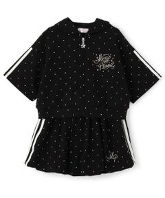 mezzo piano / メゾピアノ その他トップス | 半袖ZIPパーカ＆バルーンスカート　セットアップ