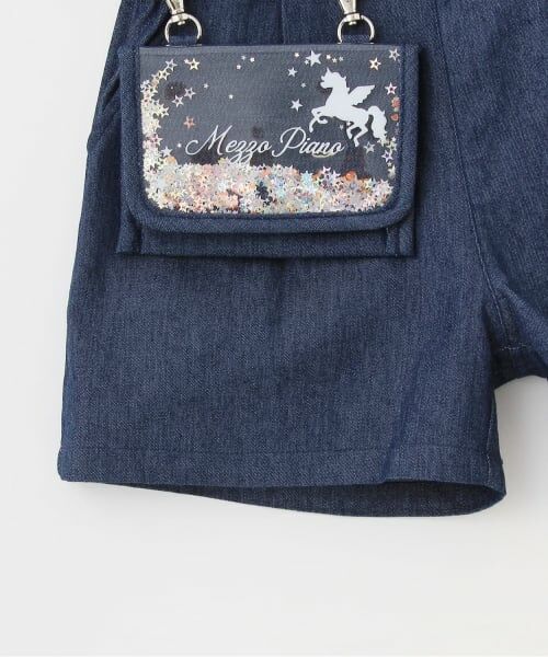 mezzo piano / メゾピアノ ショート・ハーフ・半端丈パンツ | 【人気商品再入荷】【直営店で取り扱い無し】キラキラ移動ポケットつき　ショートパンツ | 詳細5