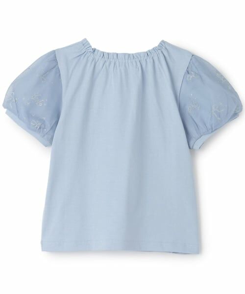 mezzo piano / メゾピアノ Tシャツ | バレエ&音符 パフスリーブTシャツ | 詳細1