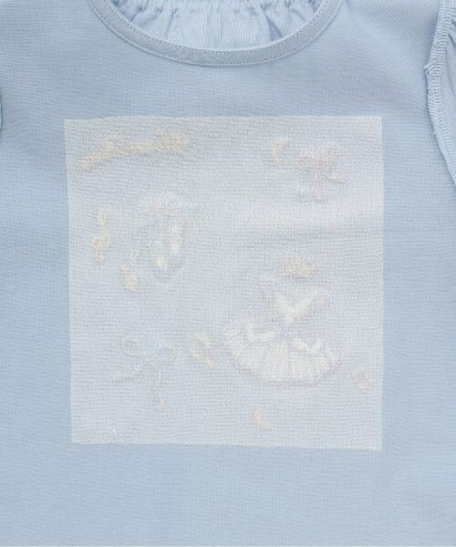 mezzo piano / メゾピアノ Tシャツ | バレエ&音符 パフスリーブTシャツ | 詳細5