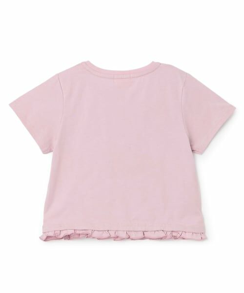 mezzo piano / メゾピアノ Tシャツ | キラキラモチーフロゴ 半袖Tシャツ | 詳細1