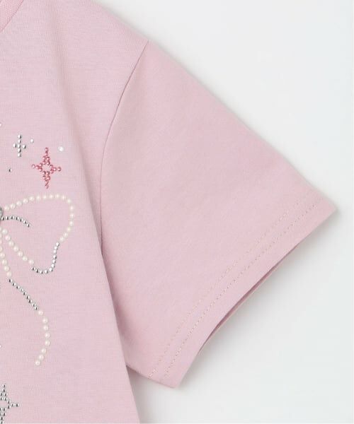 mezzo piano / メゾピアノ Tシャツ | キラキラモチーフロゴ 半袖Tシャツ | 詳細12