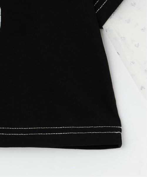 mezzo piano / メゾピアノ Tシャツ | 袖ラメチュール 2wayTシャツ | 詳細15