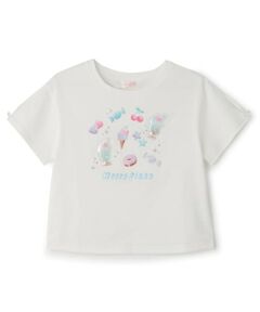 mezzo piano / メゾピアノ Tシャツ | ちゅるかわシール　半袖Tシャツ