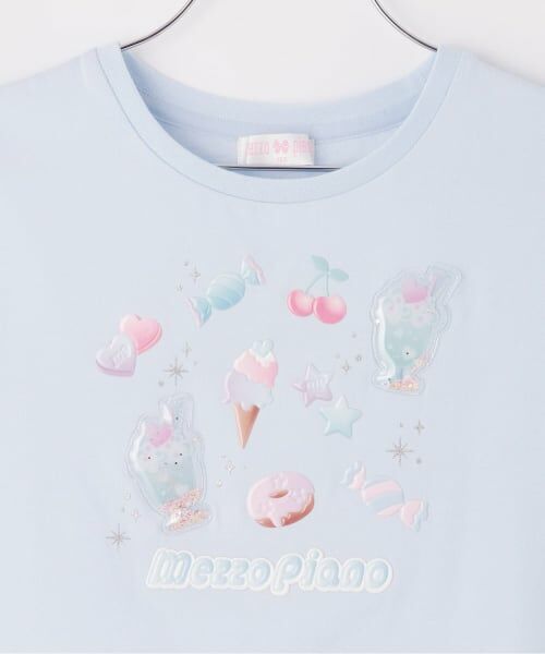 mezzo piano / メゾピアノ Tシャツ | ちゅるかわシール 半袖Tシャツ | 詳細2