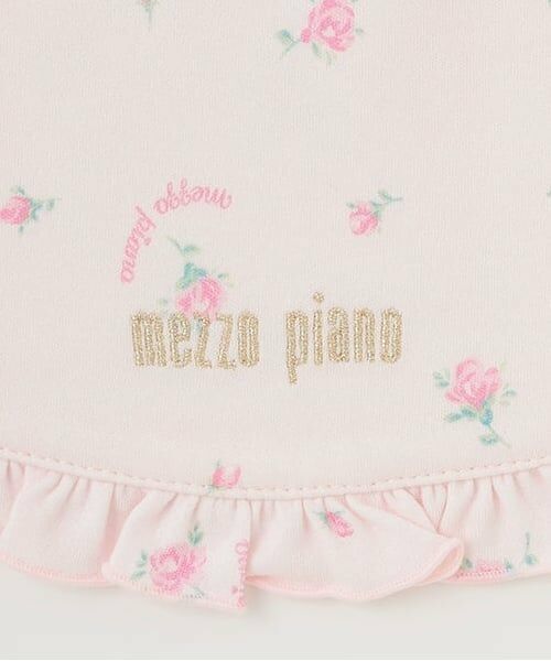 mezzo piano / メゾピアノ スタイ・ビブ | 【BOX付】リボン・バラ柄　スタイ＆ソックスセット | 詳細3