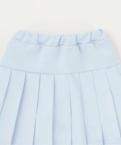 mezzo piano / メゾピアノ ショート・ハーフ・半端丈パンツ | ジャージ ラインストーン プリーツスカパン | 詳細2