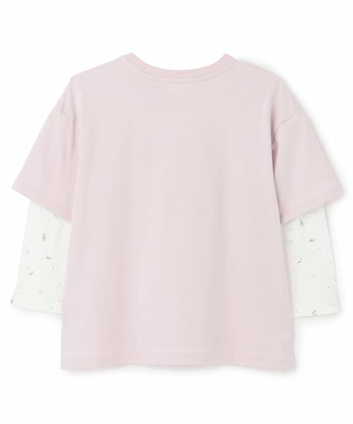 mezzo piano / メゾピアノ Tシャツ | モチーフ 袖2wayTシャツ | 詳細1
