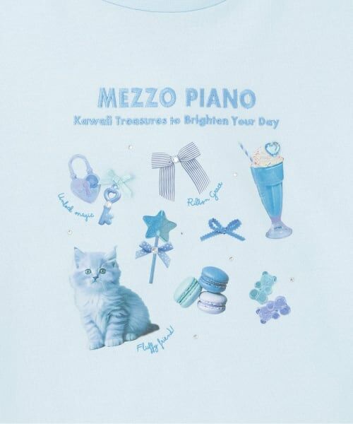 mezzo piano / メゾピアノ Tシャツ | モチーフ 袖2wayTシャツ | 詳細4
