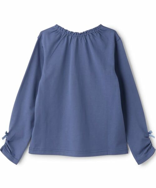 mezzo piano / メゾピアノ Tシャツ | アリスネックレス刺しゅう 長袖Tシャツ | 詳細1