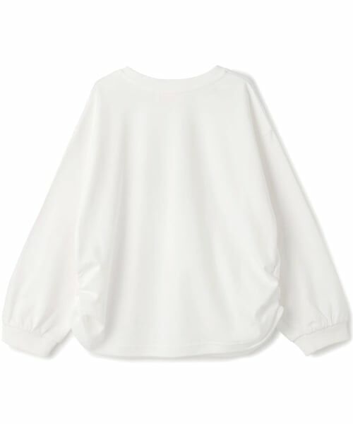mezzo piano / メゾピアノ Tシャツ | リボンロゴアップリケ　長袖Tシャツ | 詳細1