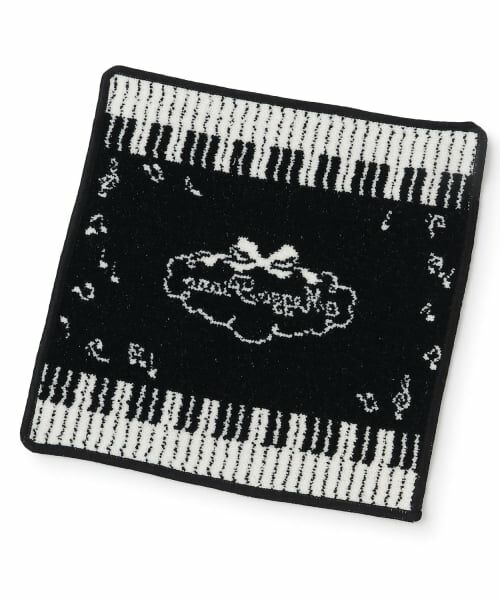 mezzo piano / メゾピアノ ハンカチ | ピアノ　シェニール織ハンドタオル【日本製】 | 詳細1