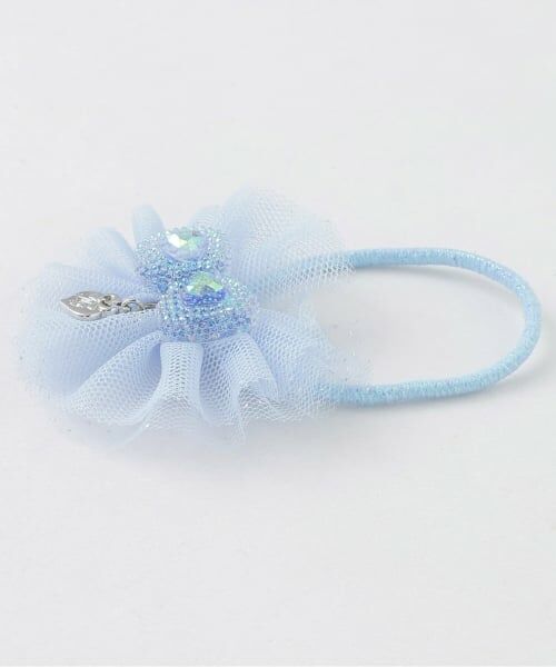 mezzo piano / メゾピアノ ヘアゴム・シュシュ | キラキラチュールリボン　ヘアポニー2個セット | 詳細2