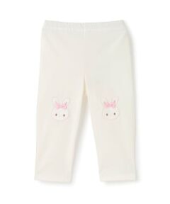 mezzo piano / メゾピアノ その他パンツ | ウサギアップリケ　レギンスパンツ