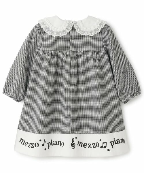 mezzo piano / メゾピアノ ミニ丈・ひざ丈ワンピース | 音符ワンピース　ブルマセット | 詳細1