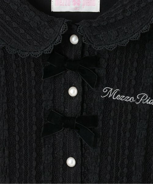 mezzo piano / メゾピアノ シャツ・ブラウス | 【Premium】レースブラウス | 詳細3