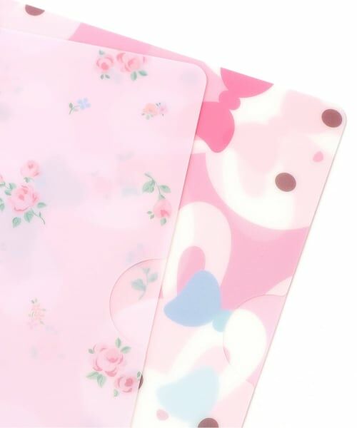 mezzo piano / メゾピアノ ステーショナリー | 【大人メゾピアノ】うさぎ柄クリアファイル2枚セット | 詳細2