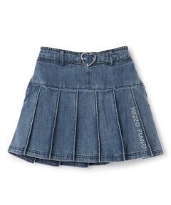 【人気商品再入荷】【直営店で取り扱い無し】ベルトつきプリーツスカート　インナーパンツセット