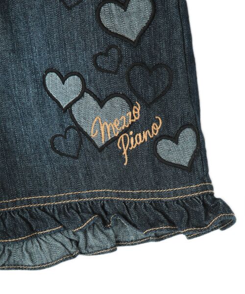 ＊＊mezzo piano / メゾピアノ ショート・ハーフ・半端丈パンツ | ハートモチーフショートパンツ | 詳細3